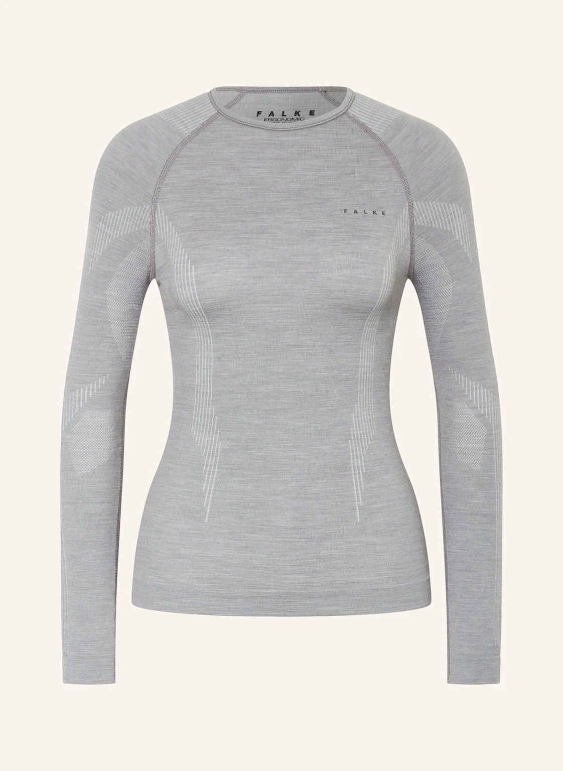 FALKE Funktionswäsche-Shirt WOOL-TECH mit Merinowolle
