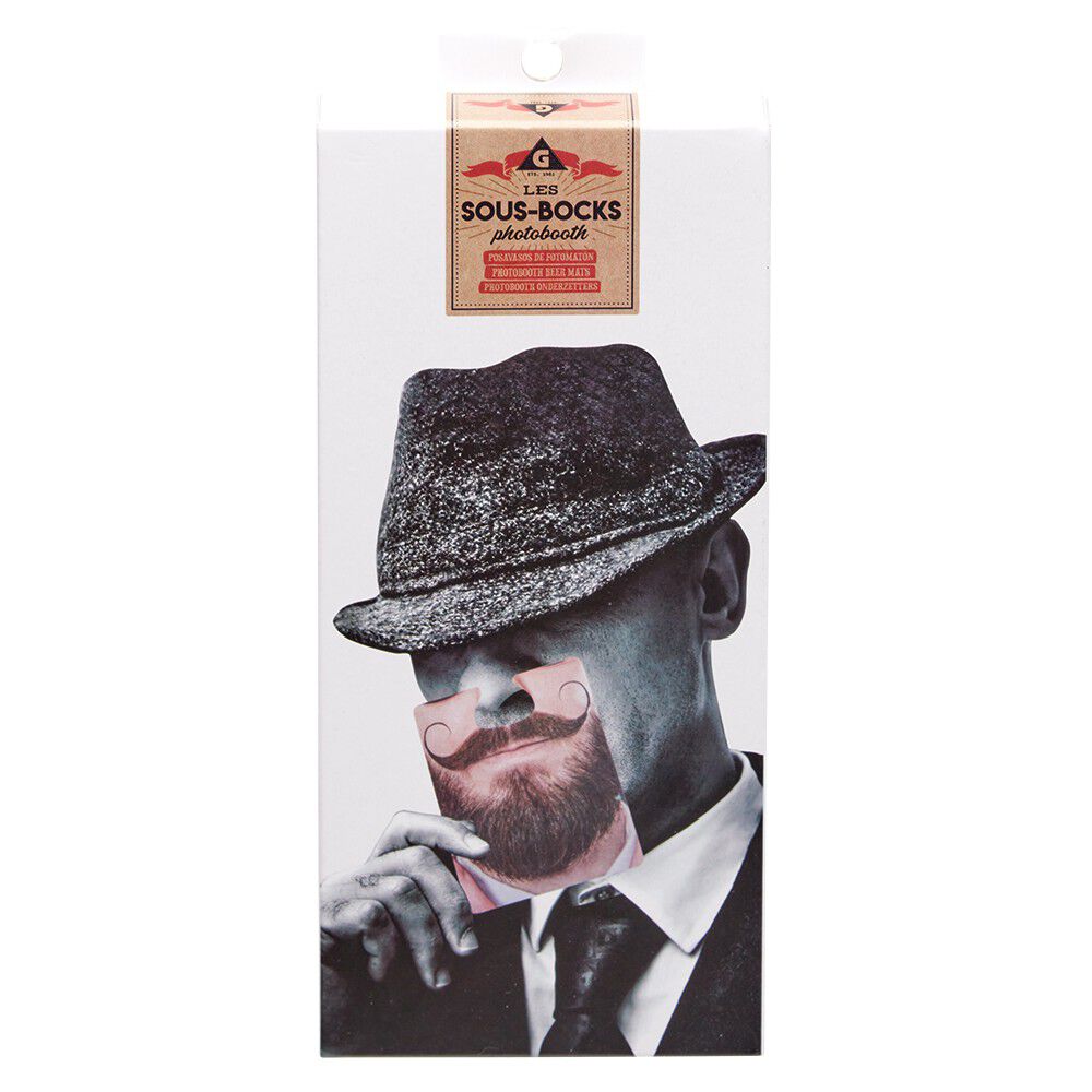 Sous bock papier imprimés x10