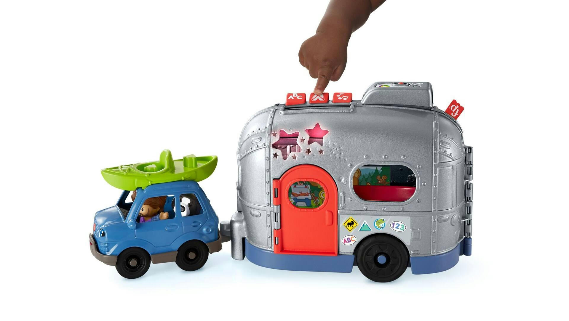 Fisher Price Little People Light-Up Learning Camper, Ages 1+