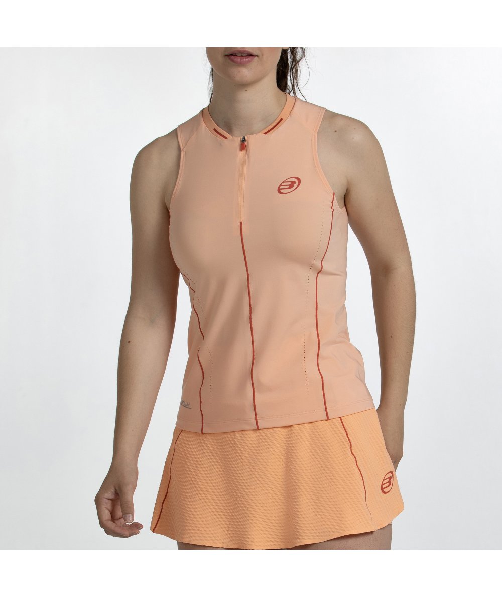 CAMISETA BULLPADEL ALDAIA NARANJA PASTEL