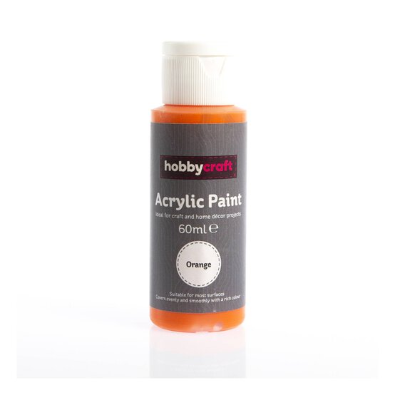Orange Acrylic Craft Paint 60ml