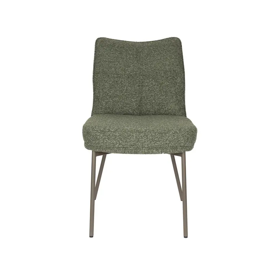 Housecraft Living Jacques Eetkamerstoelen Groen - Set van 2