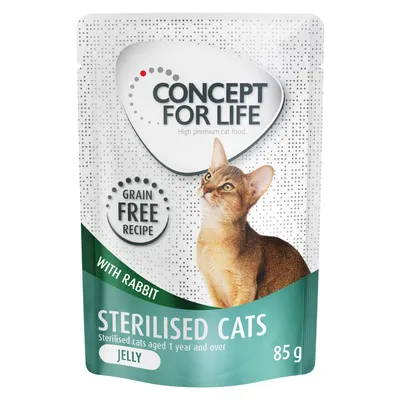 Concept for Life Sterilised Cats Rabbit Grain-Free - in Jelly