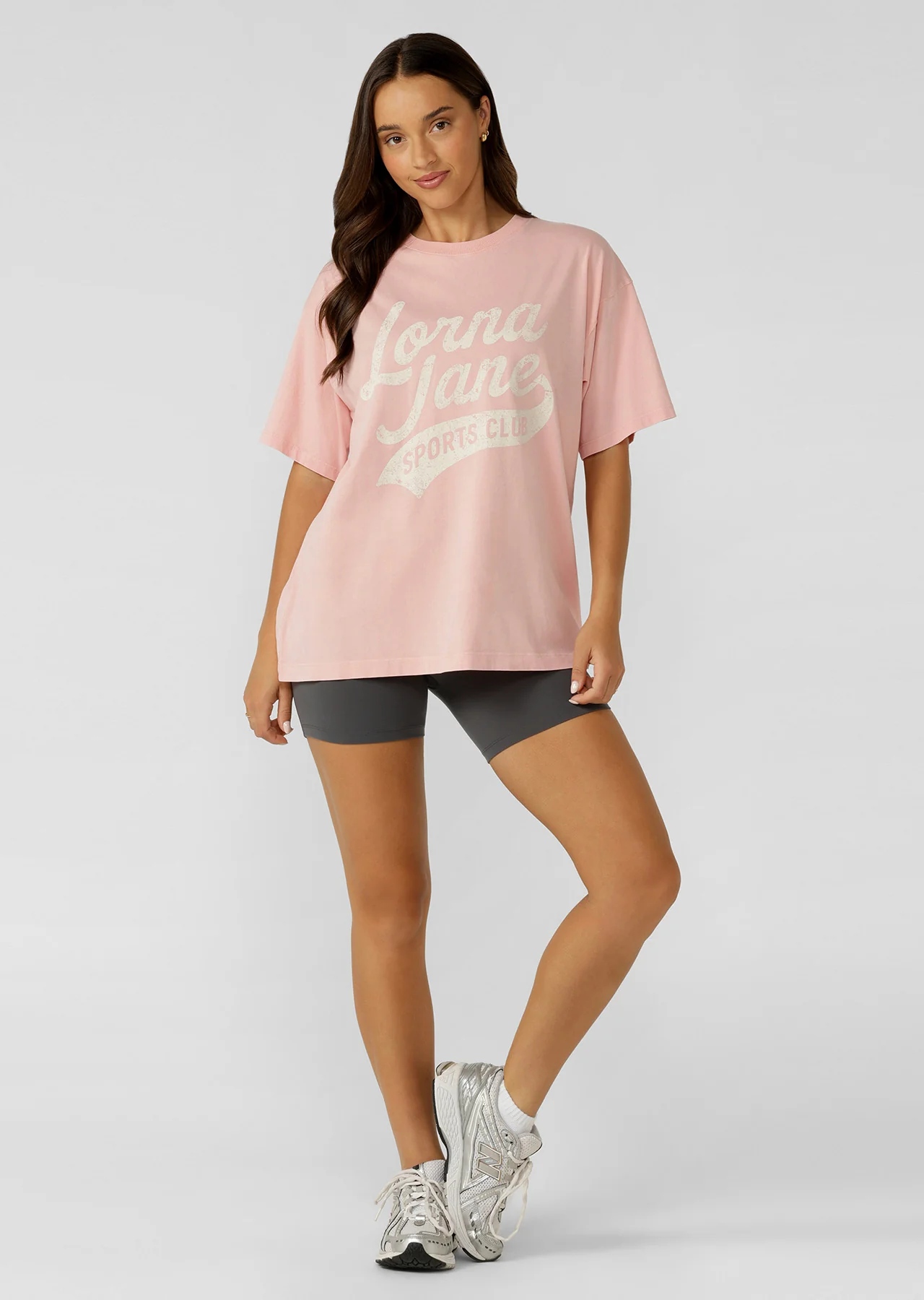 Sports Club Washed Boyfriend T-Shirt