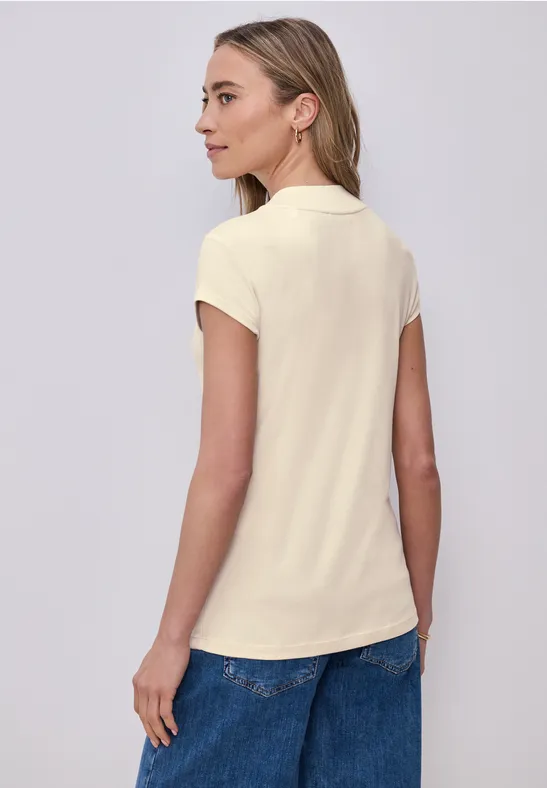 Basic T-Shirt mit Turtle Neck