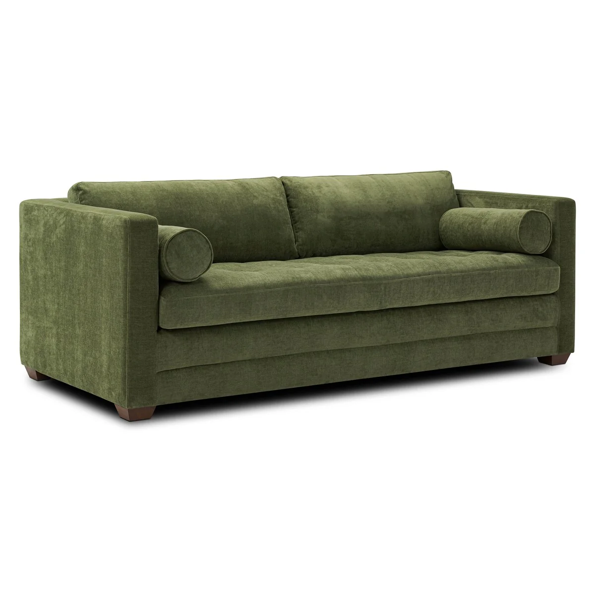 Poly and Bark Napa 82 Pull-Out Sofa Bed in Distressed Green