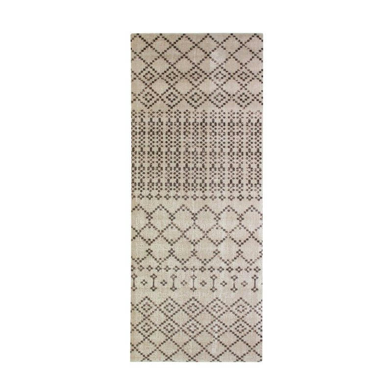 BROCANTE - Tapis pour intérieur-extérieur motif berbère sable 80x200