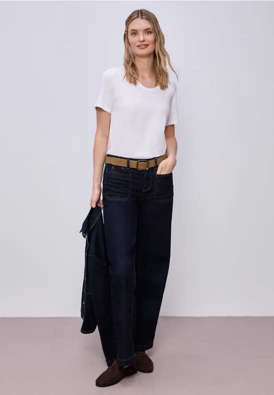 Gürtel aus Velours im Boho-Look