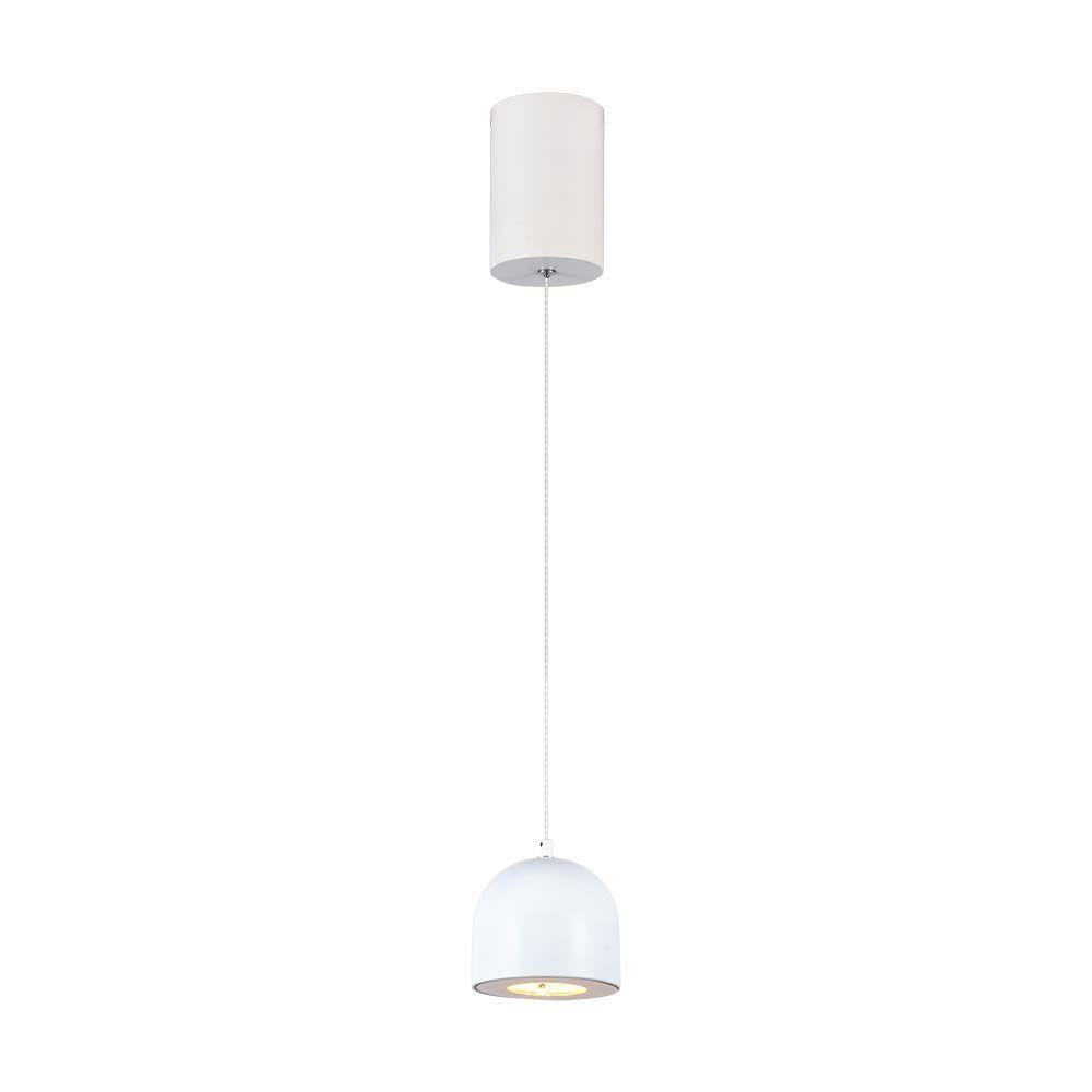 Lampa wisząca VT-7795 biała LED 1x8.5W Ciepła biel 850lm V-TAC