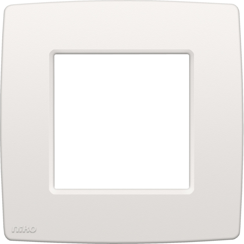 Plaque de recouvrement Original simple blanche NIKO