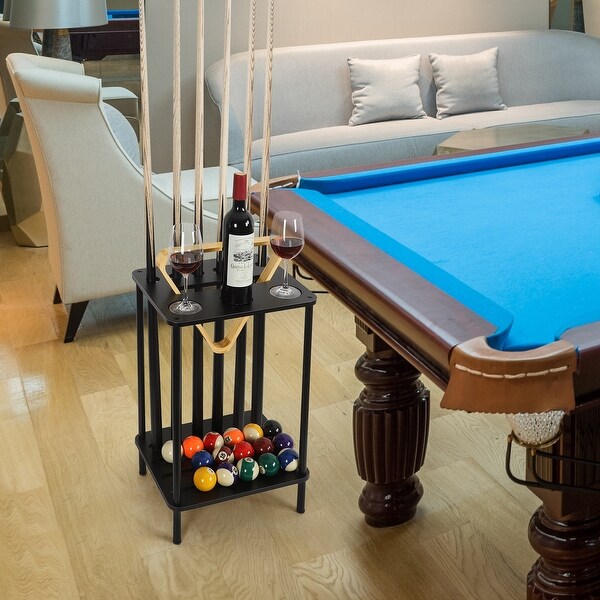 Floor Stand Billiard Stick Holder for Billiard Room Game Room Club