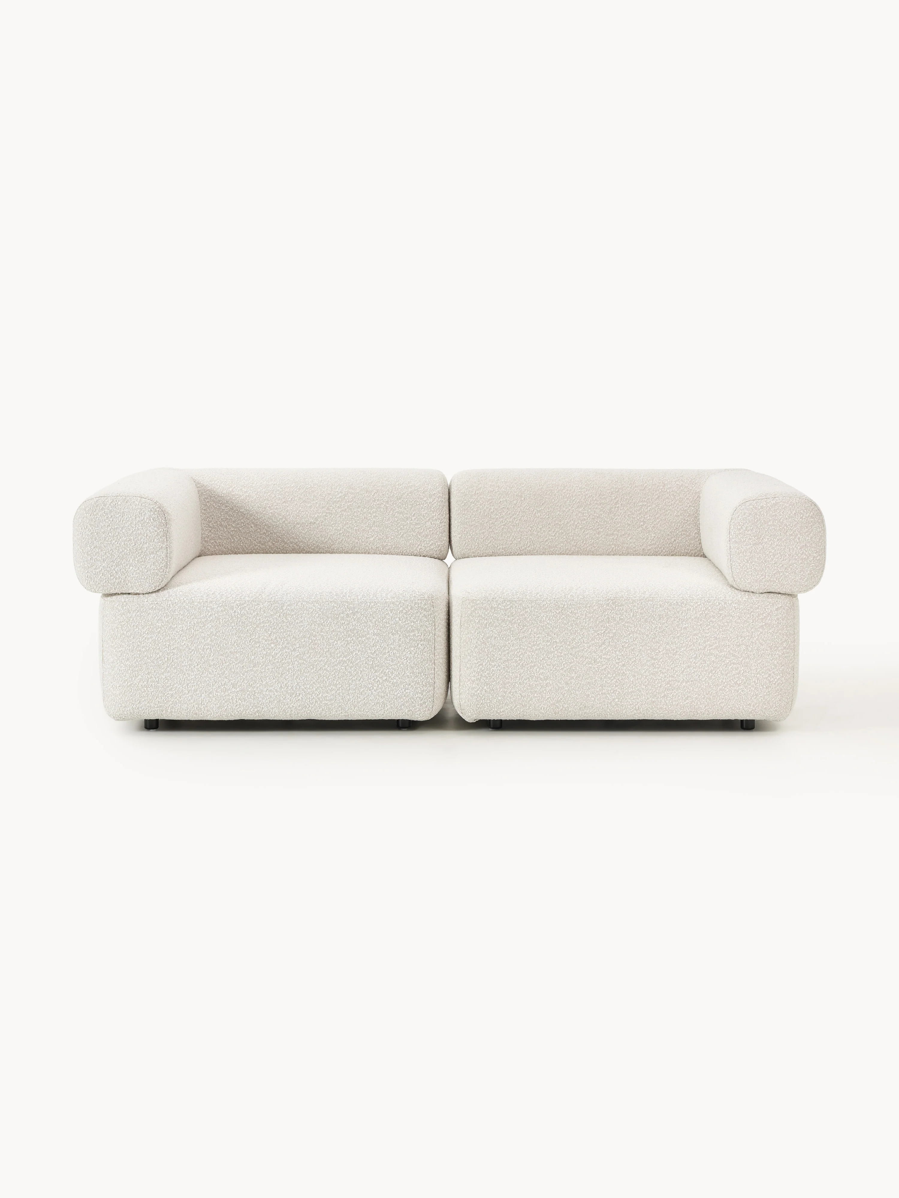 Modulares Bouclé-Sofa Anton (3-Sitzer)