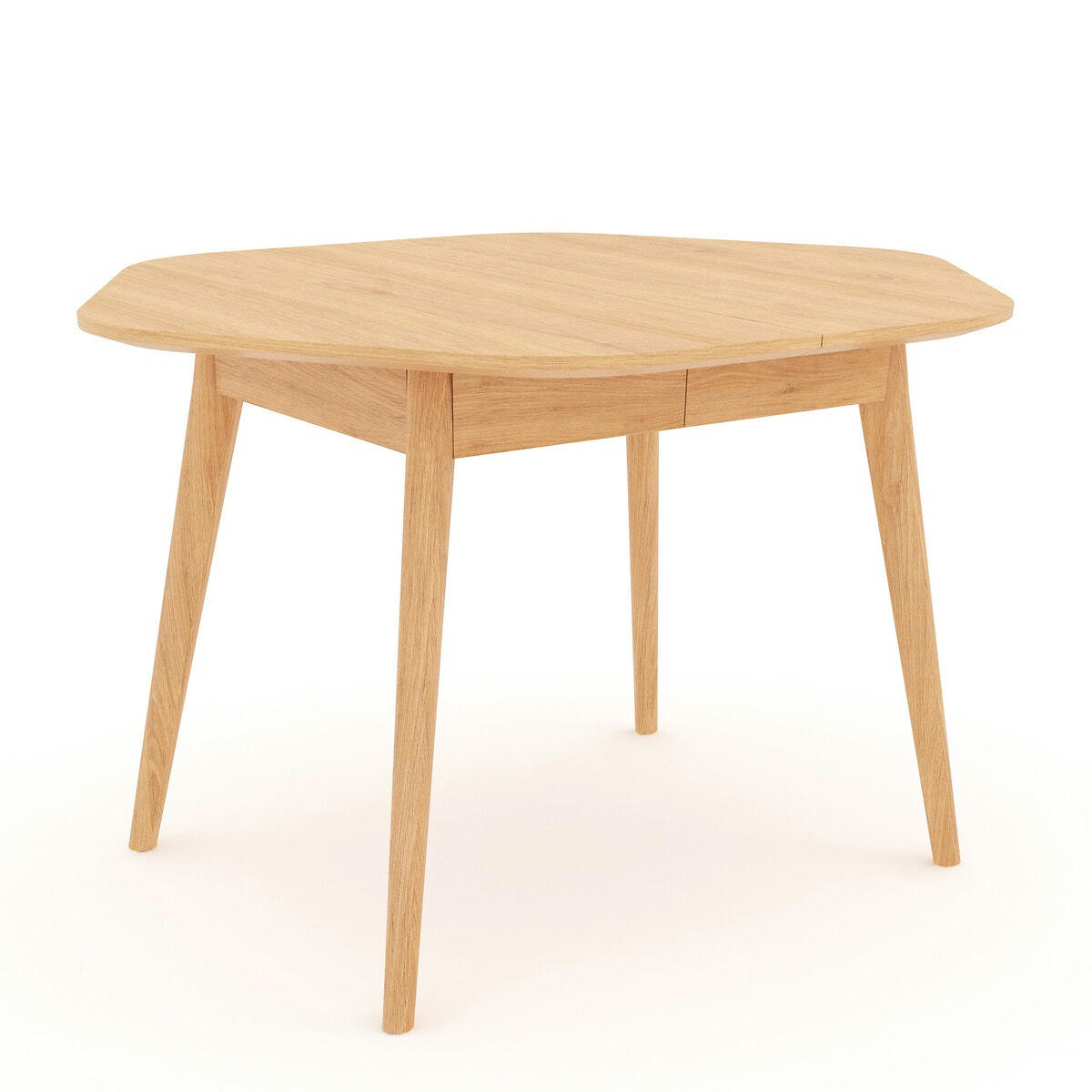 Table à manger à allonges 4 à 10 couverts, Biface