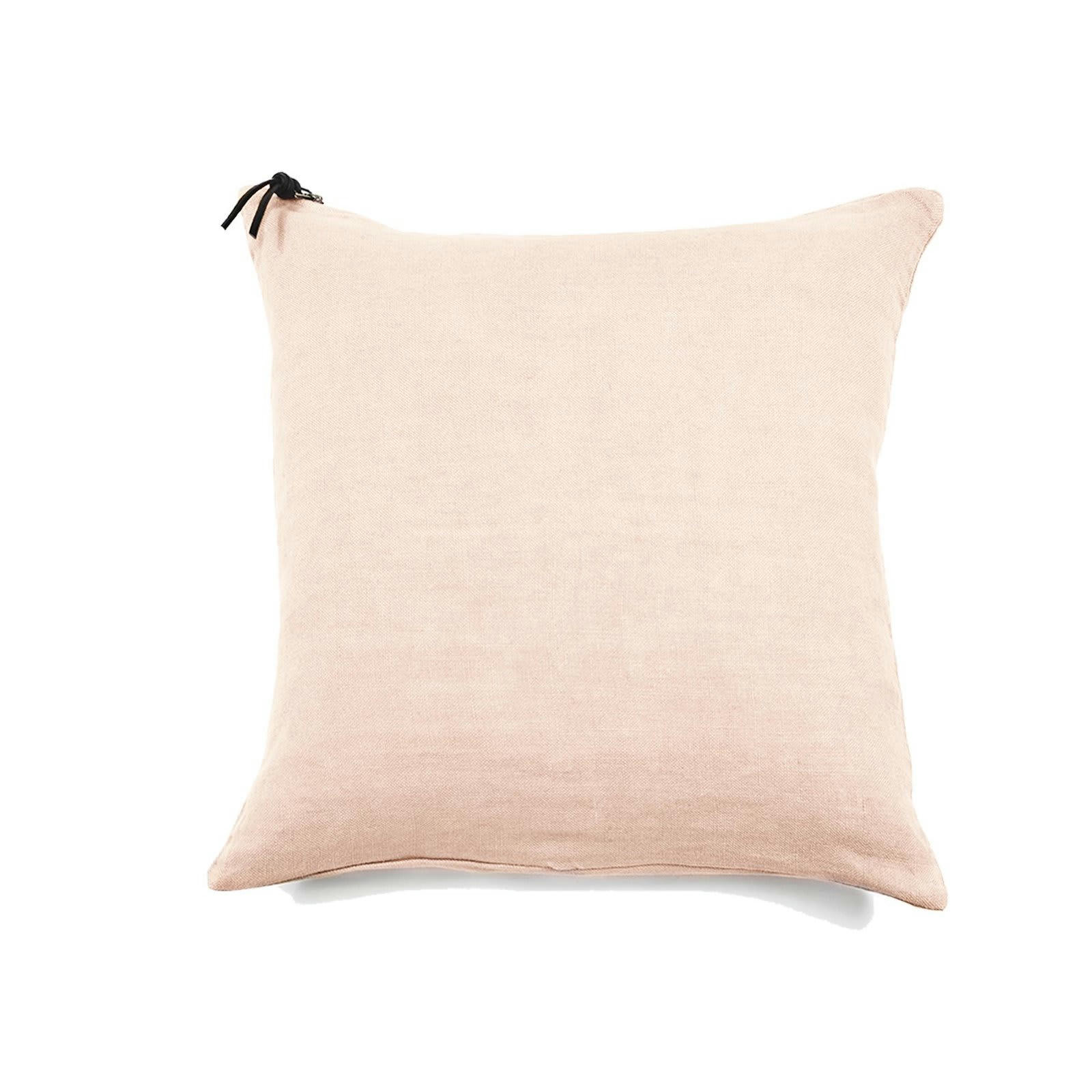 L'ESSENTIEL - Coussin Lin pur lavé Rose foncé  45x45