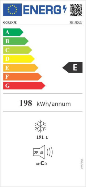 Zamrażarka skrzyniowa GORENJE FH19EAW
