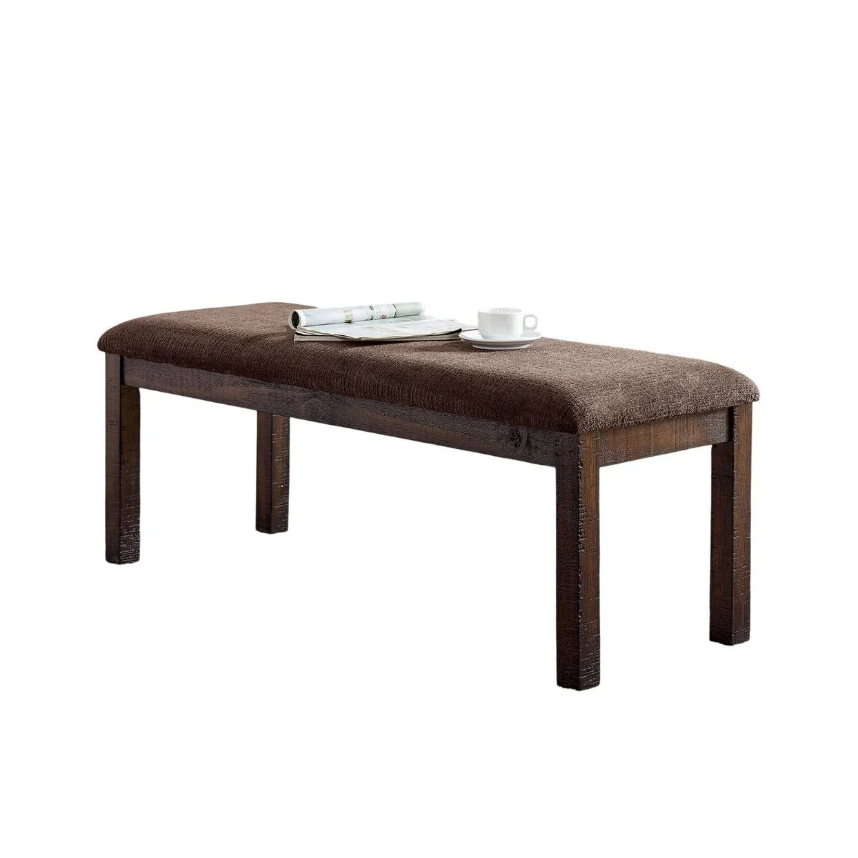 Classic Elegant Design Wooden 1pc Bench