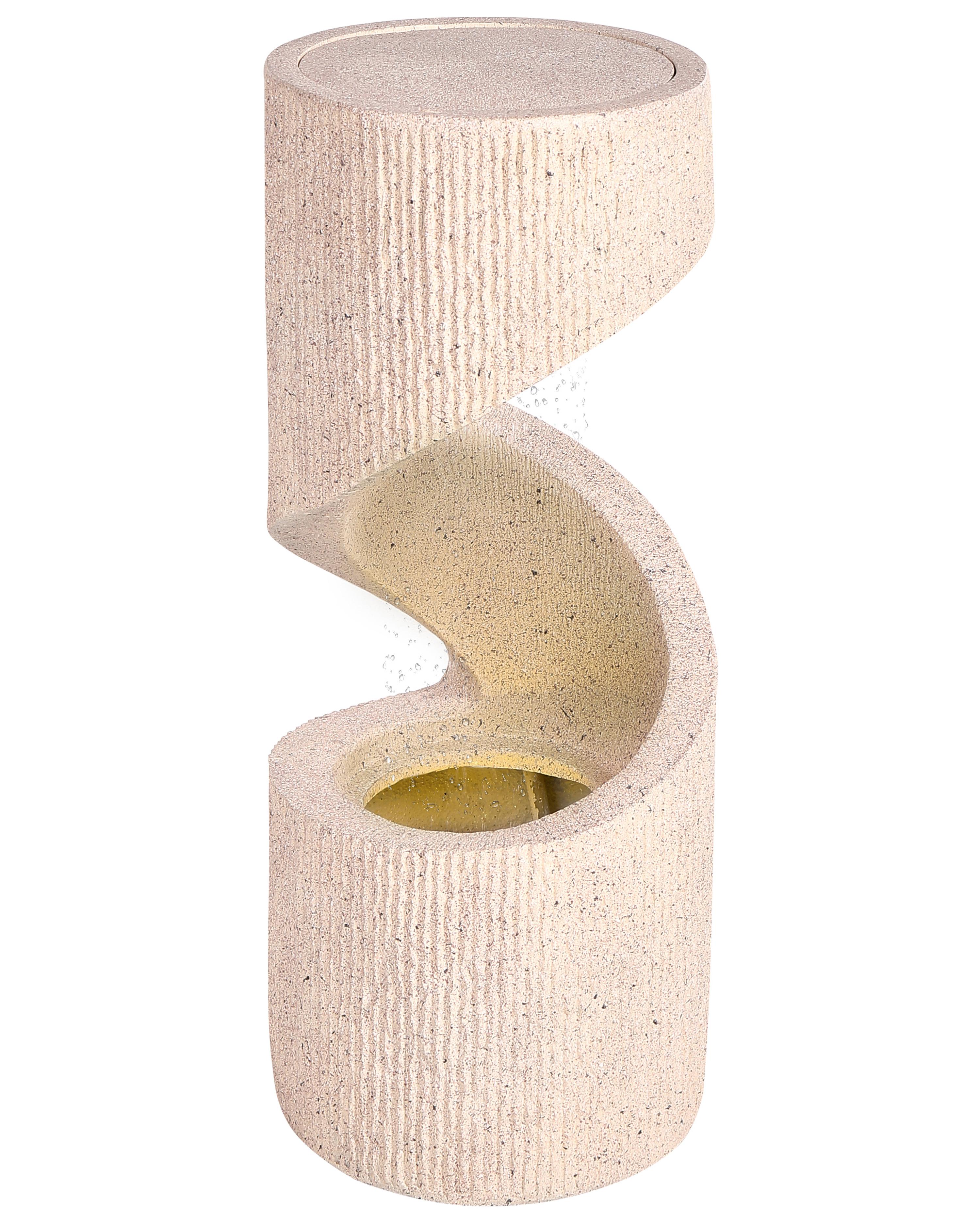 Garden Water Feature WINX LED Beige