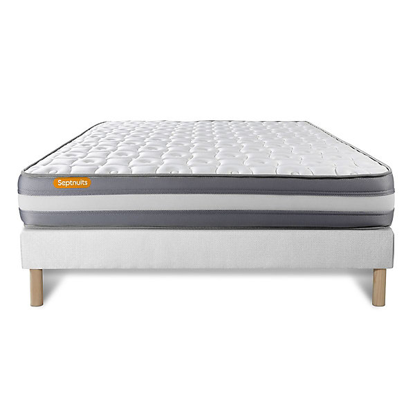 Ensemble Mémoire de forme de confort Ferme avec sommier tapissier