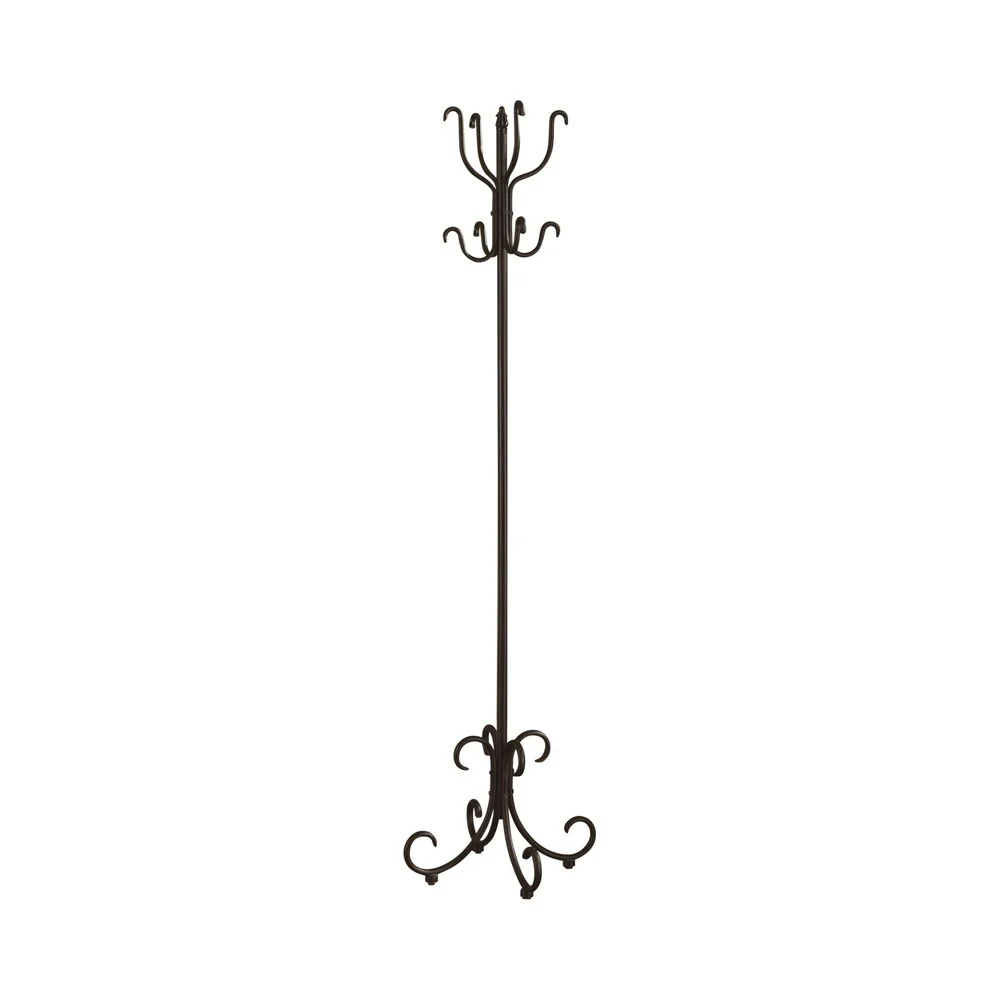 Coaster Company Black Metal Curved-foot Coat Rack - 18.50 x 18.50 x 72