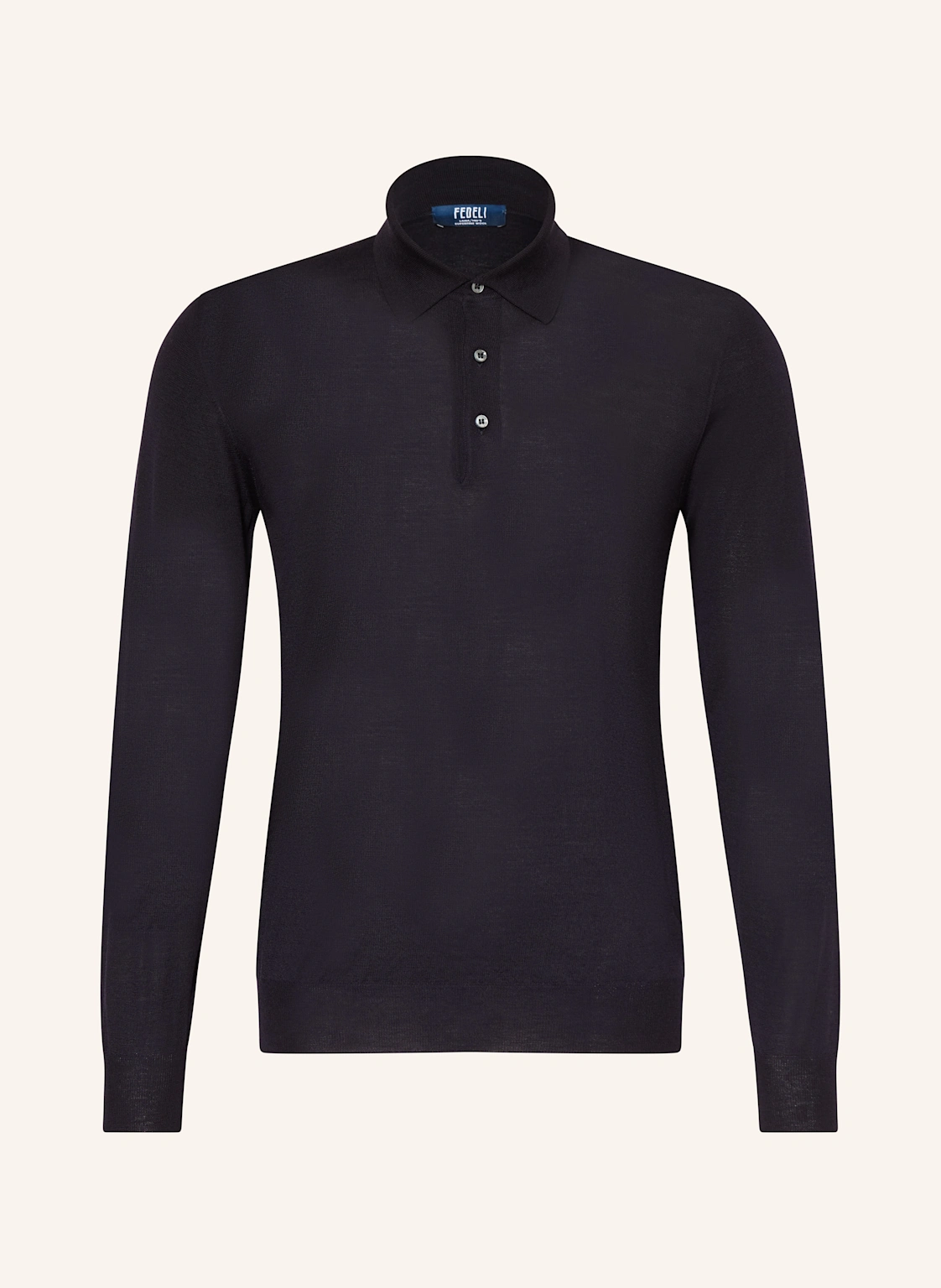 FEDELI Strick-Poloshirt