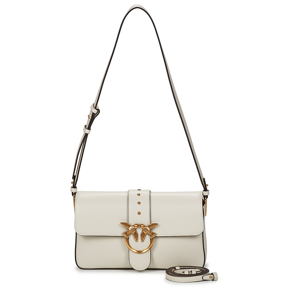 Pinko - LOVE ONE CLASSIC SLOUCHY FL VITELLO MORBIDO - White