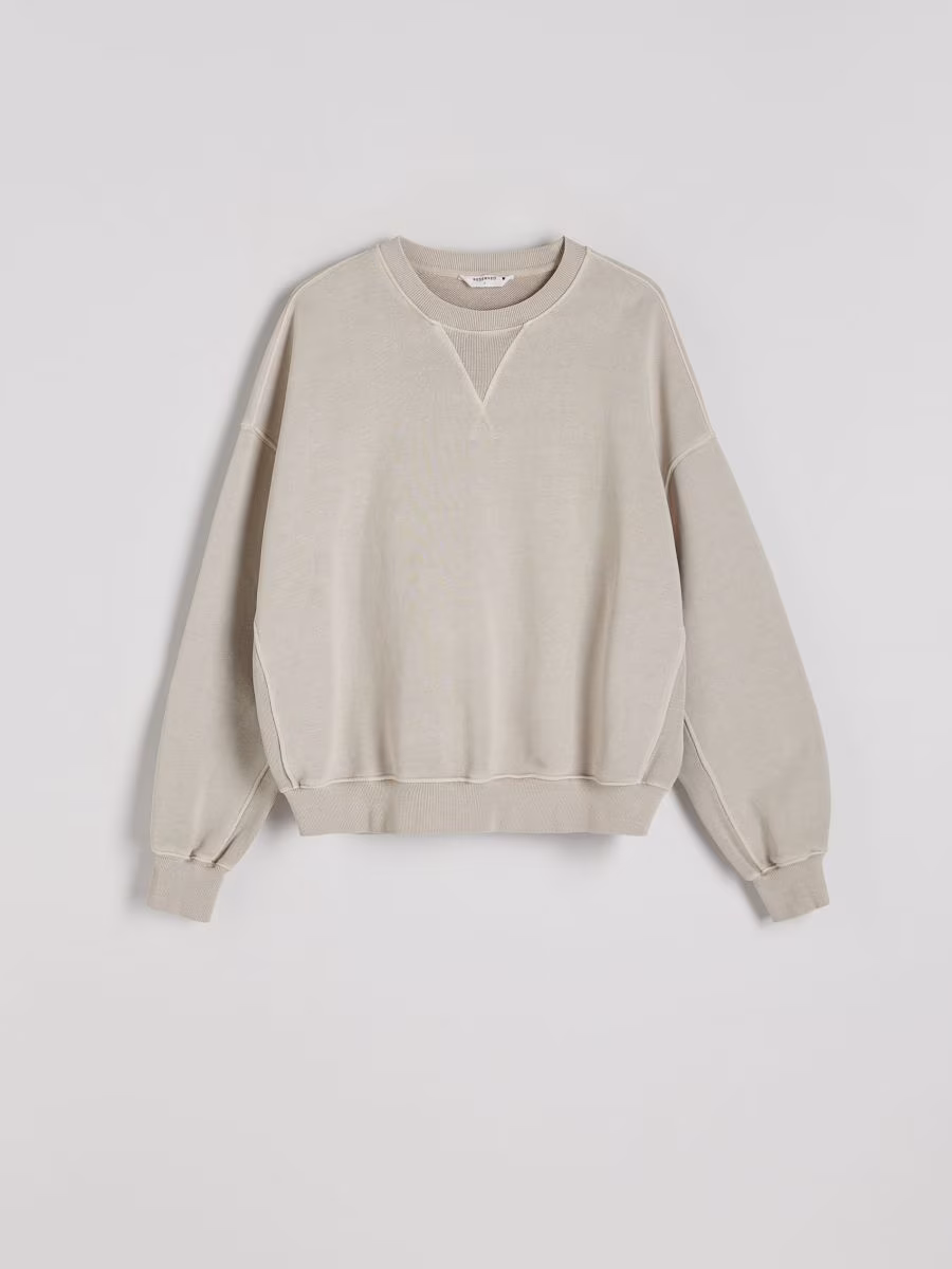 Plain Oversized Sweatshirt