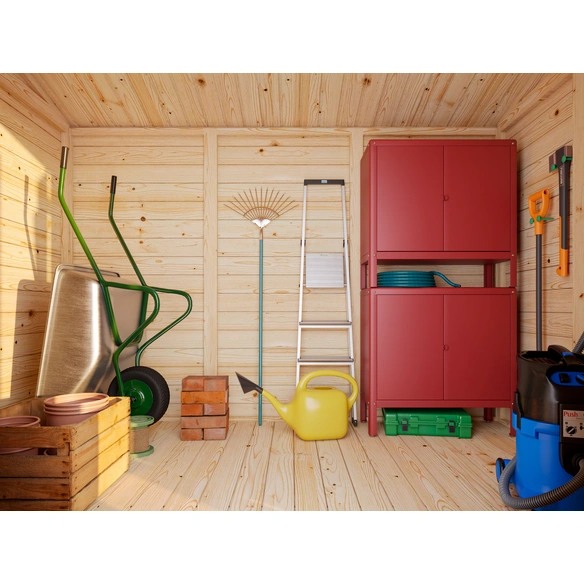 Gerätehaus »Leif«, Aufstellmaße BxTxH: 280 x 186 x 230 cm, lackiert, Holz