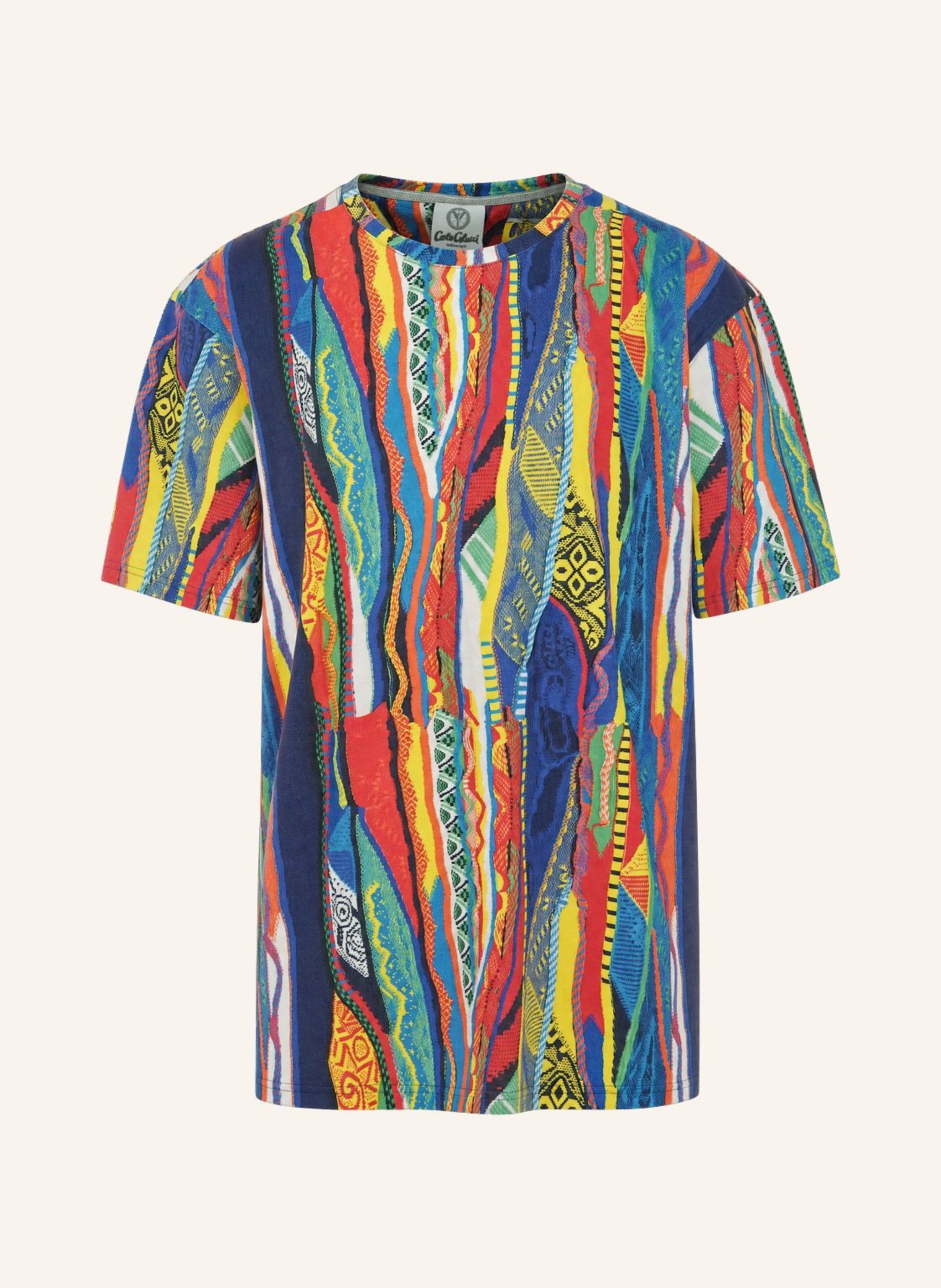 CARLO COLUCCI Knit Print Story T-Shirt FIAIDER