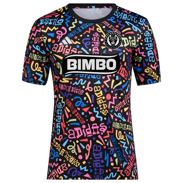 Philadelphia Union adidas 2024 Hispanic Heritage Pre-Match Top - Black