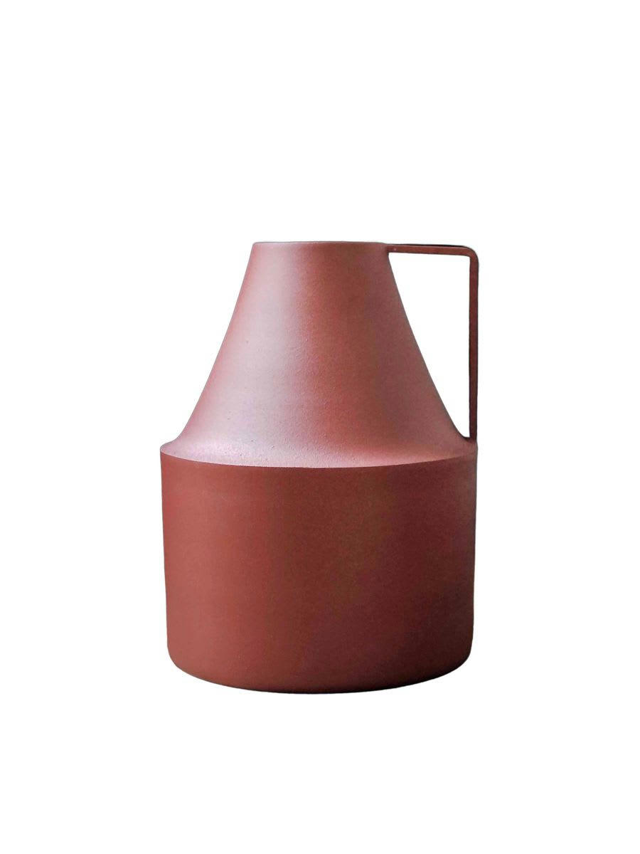 - Vase façon petit pot à lait métal