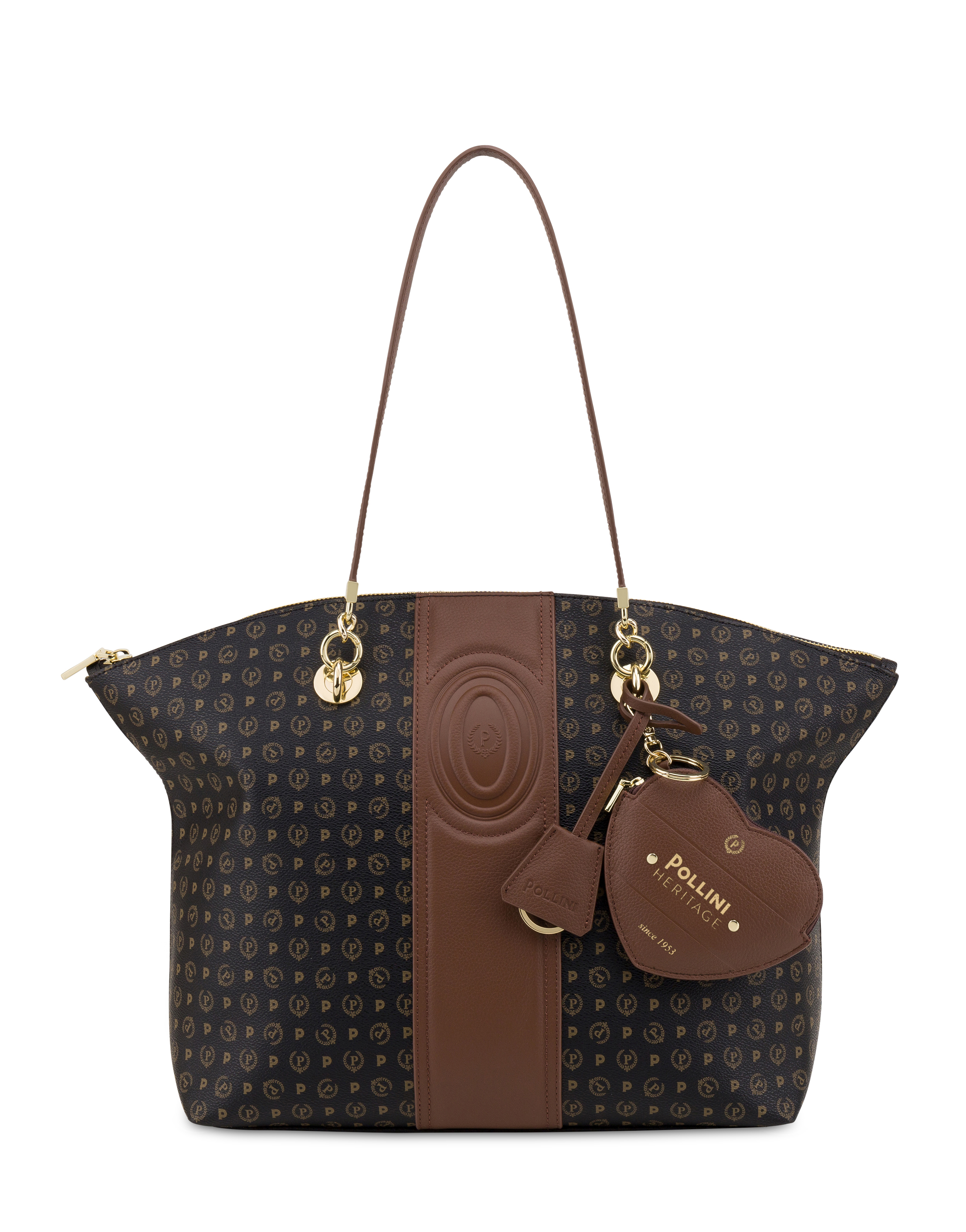 Tote Bag Heritage 70 Nero/marrone.
