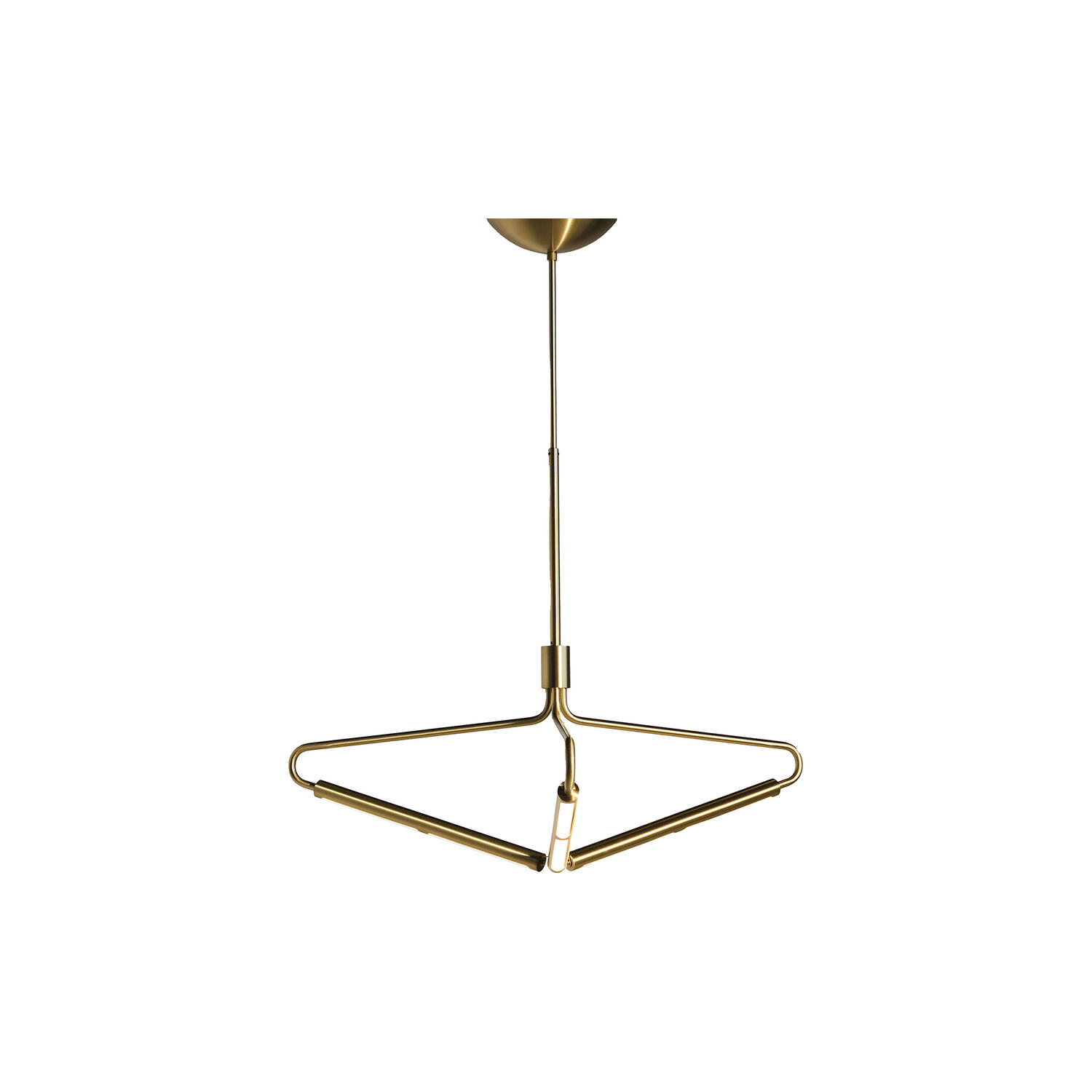 Archangel 3 415 Wide Chandelier, brass