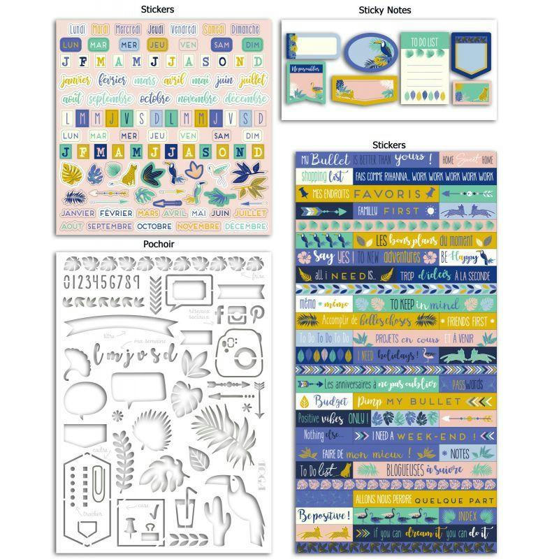 - Set de personnalisation bullet journal jungle