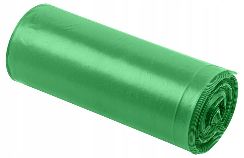 Worki na odpady śmieci 200L, zielone mocne, 40 mic, 10szt.