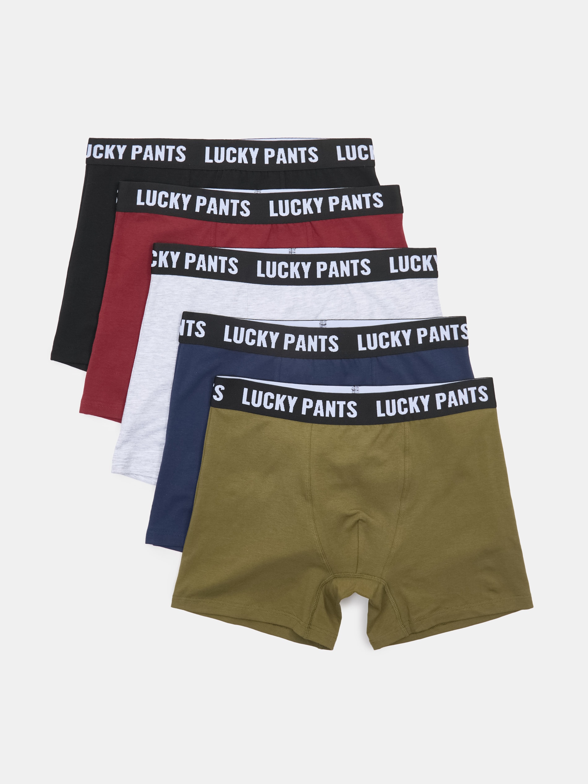 Bawełniane bokserki long 5 pack