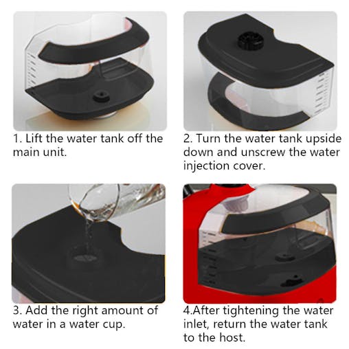 SOGA 2X Garment Steamer Portable Cleaner Steam Iron 80MINS Red