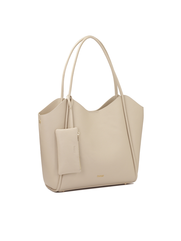 Leather shoulder bag