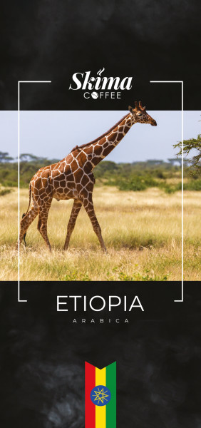 Kawa ziarnista 1kg Etiopia 100% Arabica Świeżo Palona do ekspresu