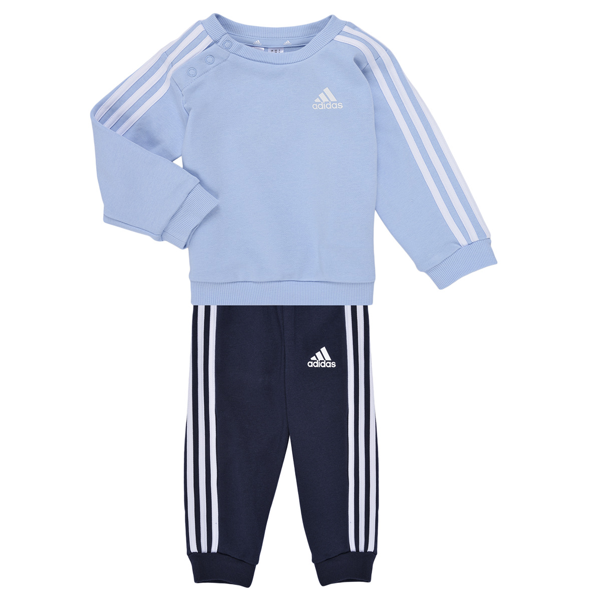 adidas - Essentials 3-Stripes Jogger Set - Blue / Black
