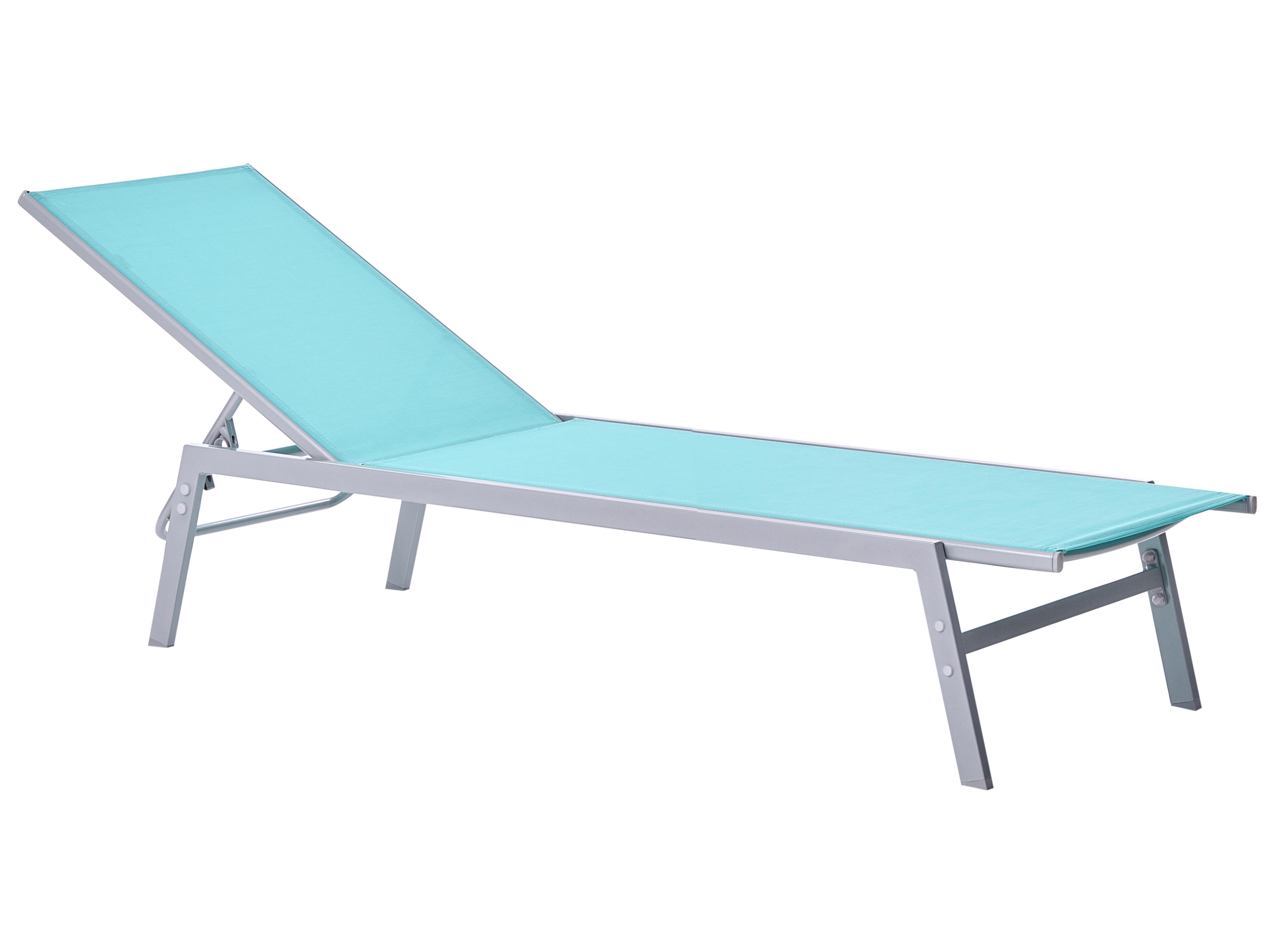 Sun Lounger NOLI Reclining Metal Blue