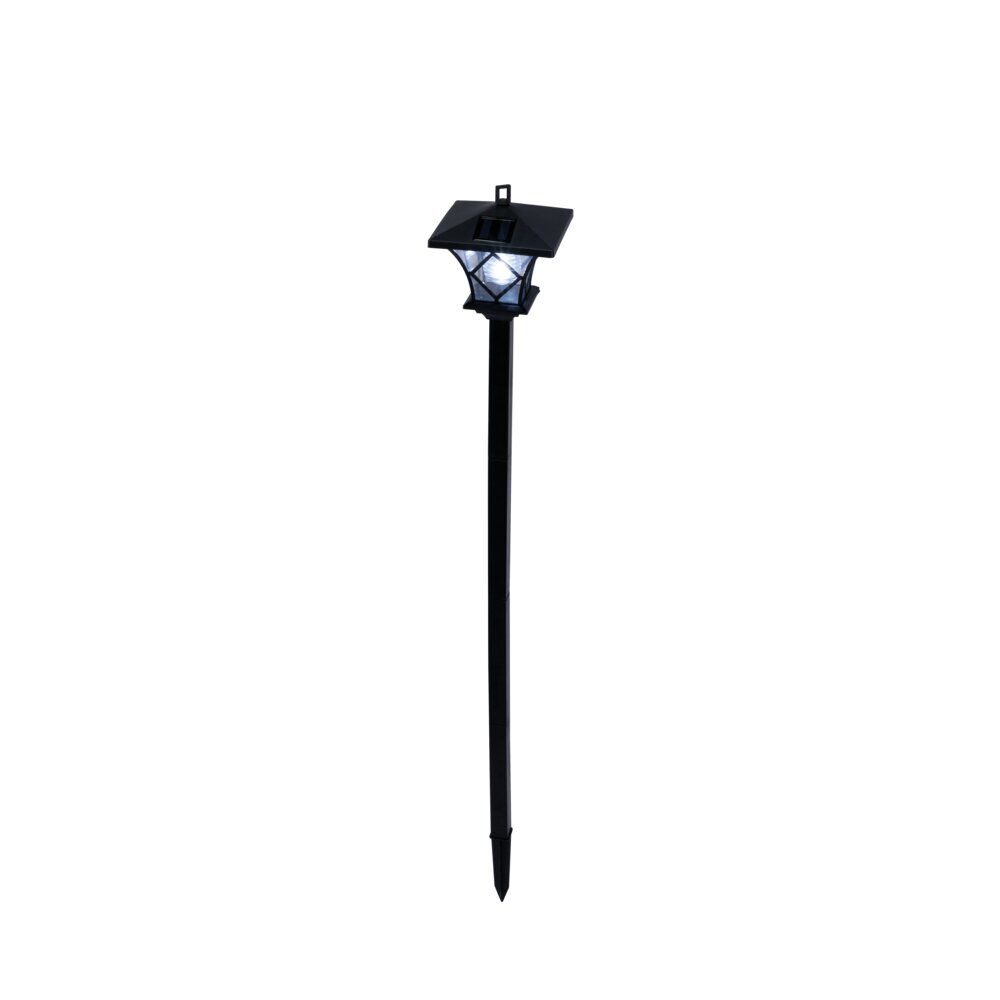 Lampadaire solaire LED à planter vert H128cm