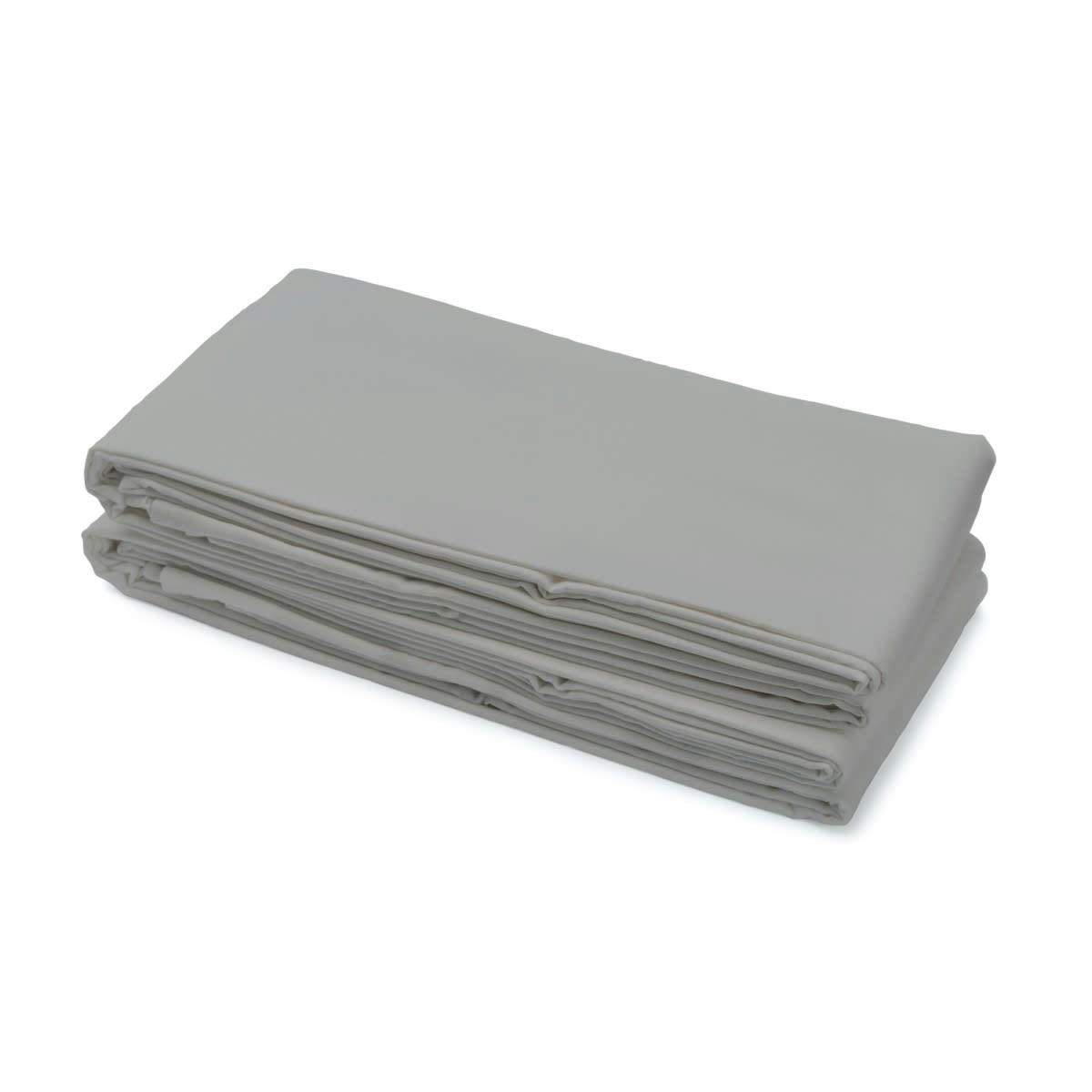 5 - Draps de lit en coton gris 240x300