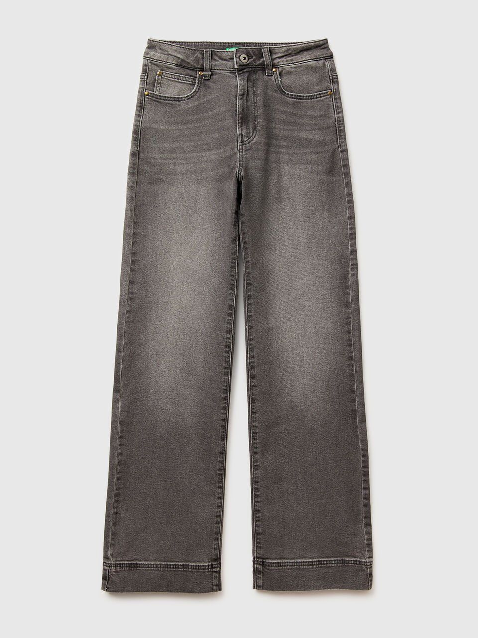 Recycled cotton flare jeans