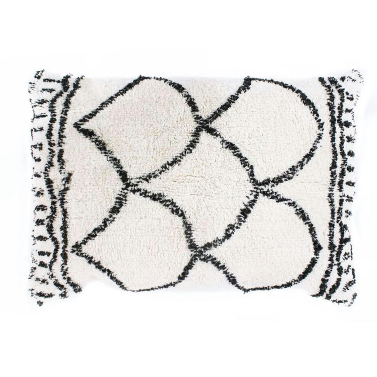 BERBERE - Coussin style berbère naturel 60x80