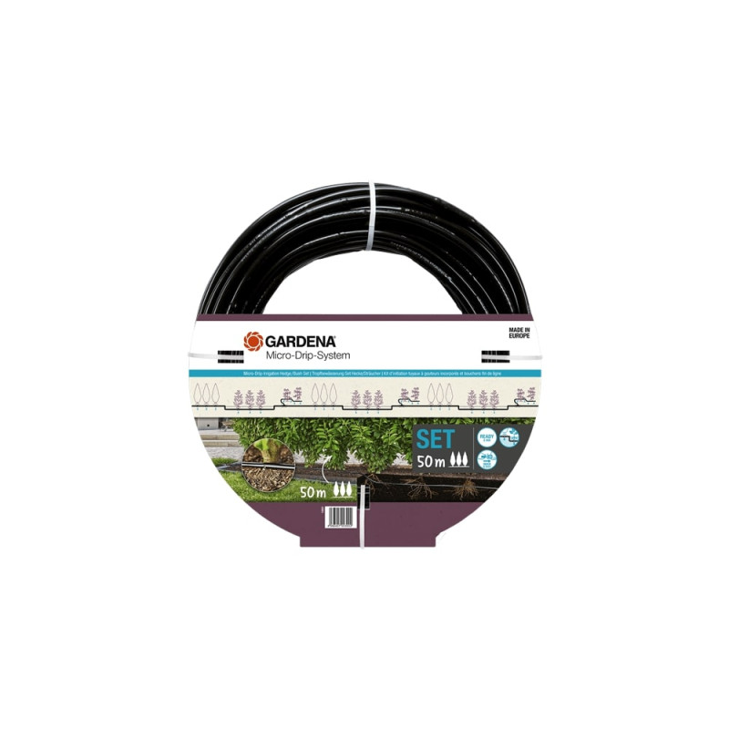 Kit de d'arrosage pour plante en ligne de 50 m GARDENA