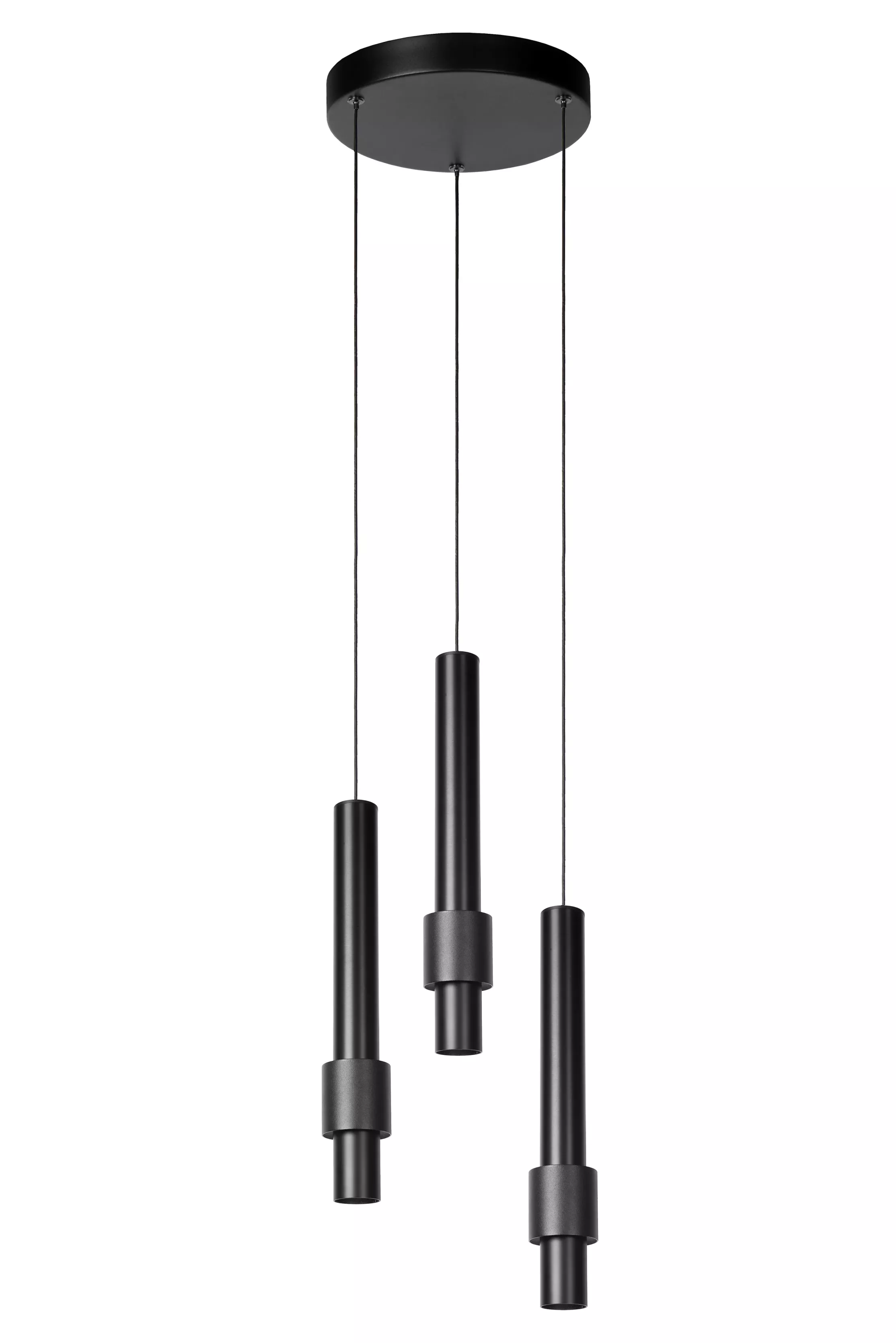 Lampa wisząca MARGARY czarna LED 3x4.3W Ciepła biel 433lm Lucide