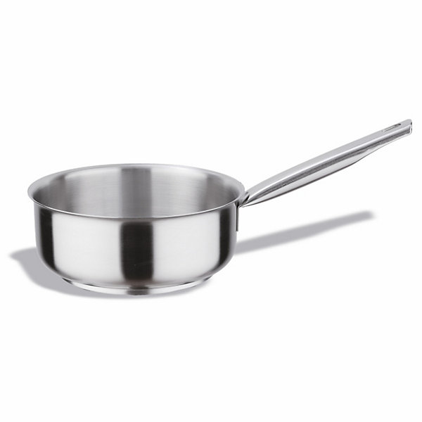 Casserole Basse Inox 18/10 16 à 28 cm - Pujadas - l0.1- L0.1- P0.1- h7.5- Acier Inoxydable