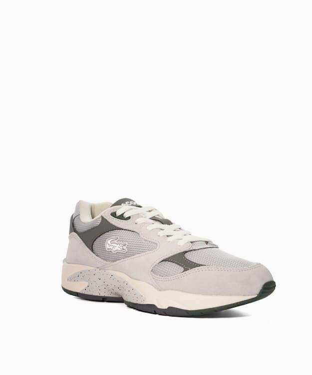 Storm 96 Grey - Chunky Leather Trainers