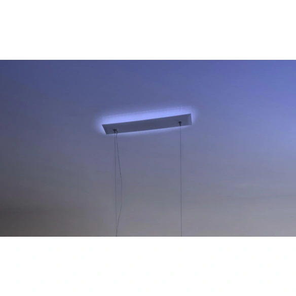 LED-Panel, BxHxL: 3,5 x 4,1 x 150 cm, Silberfarben