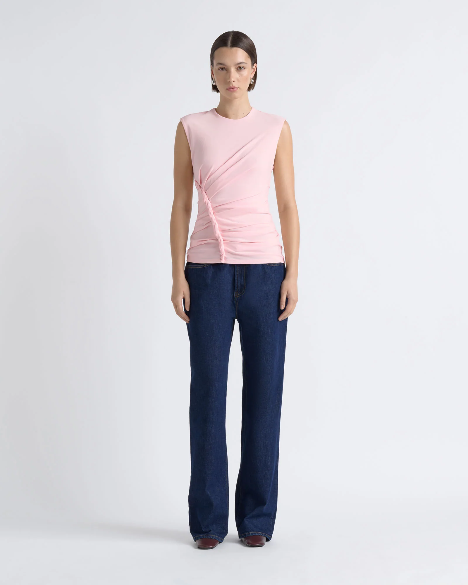 Sleeveless Twist Top